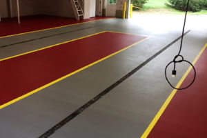 Fire Department Floor Coatings Broadcast Systems