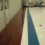 Aviation hangar floor coatings