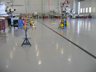 aviation hangar flooring