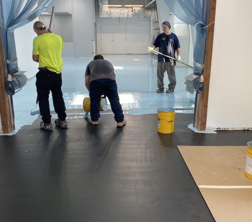 Urethane Concrete with ESD Coatings